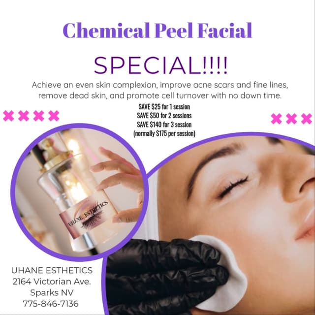 Chemical Peels at Uhane Esthetics in Sparks, NV